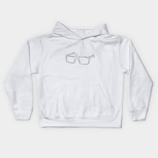 Glasses Kids Hoodie